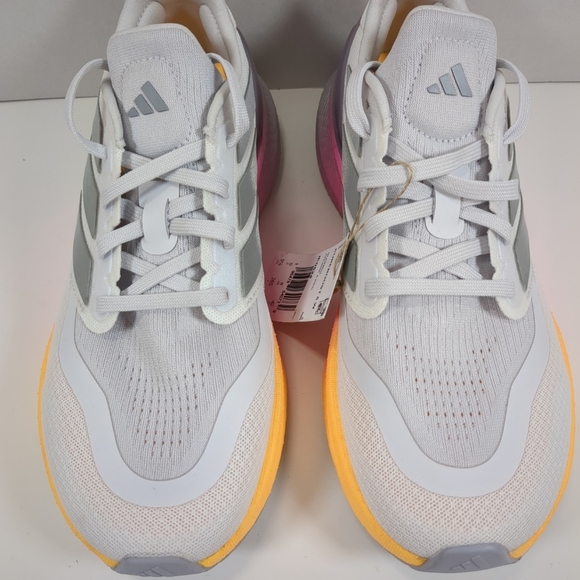 Adidas  Purebpost 5 Athletic White/Pink Sneaker NWT , Size 9.5 - Picture 2 of 7